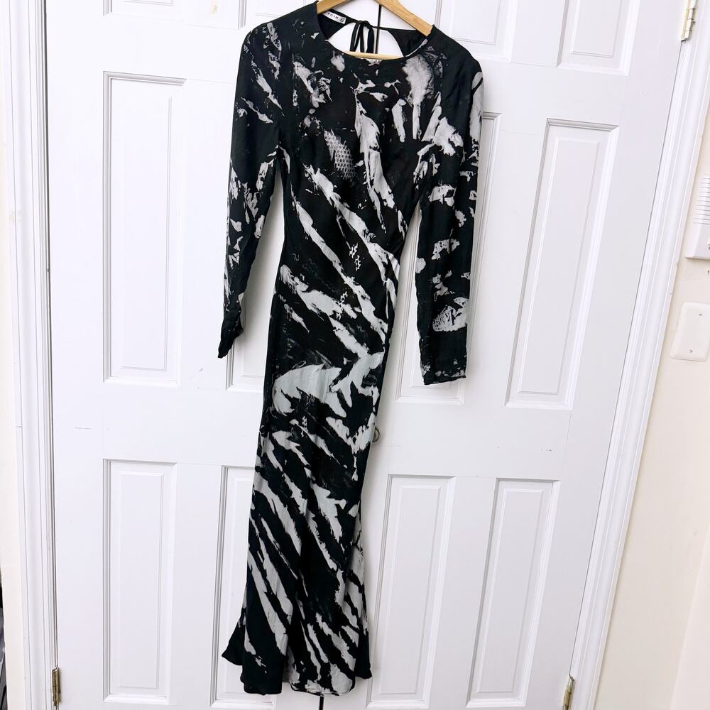 Third Form Twist Through Bias Tie Back Midi Dress - image 4